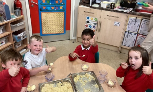 Making Apple Crumble