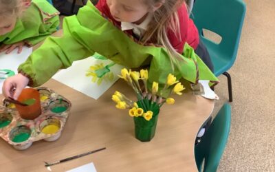 Daffodil Painting and Planting Seeds
